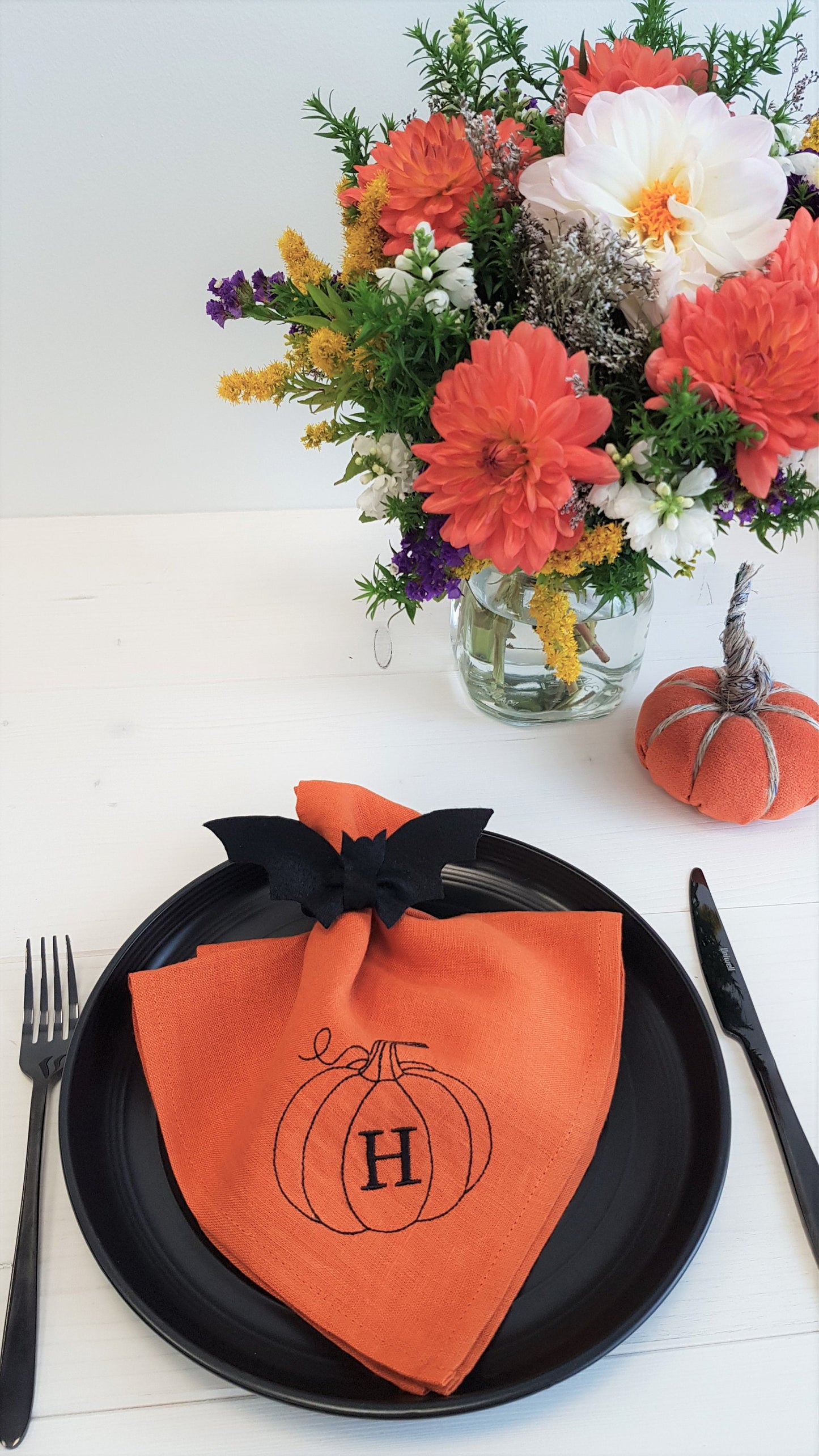 Halloween personalized napkins