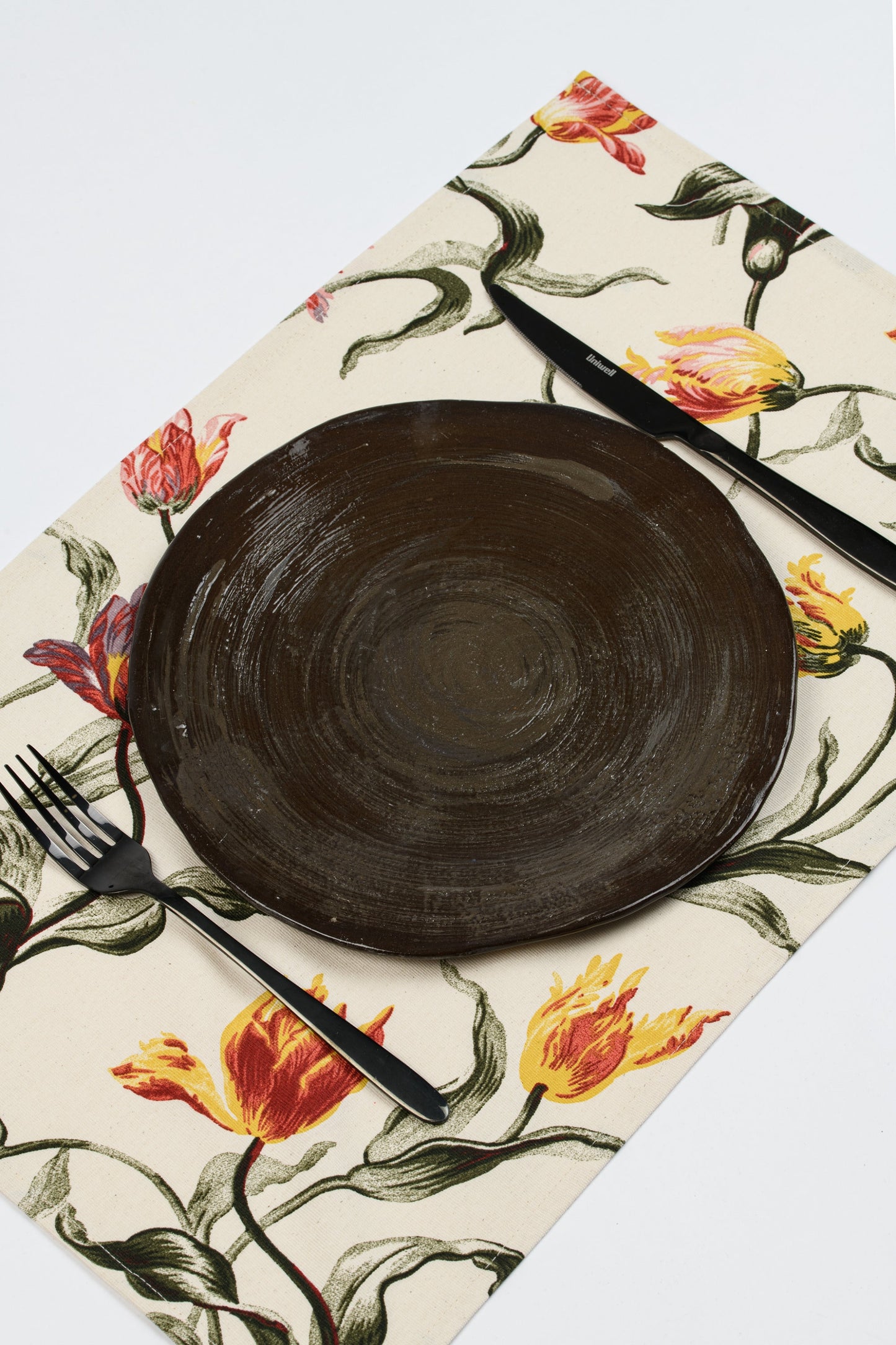Tulip placemat set of 2 4 6, Floral table covers, Nature inspired placemats, Garden flower table toppers, Tulip fan gift, Tulip table décor