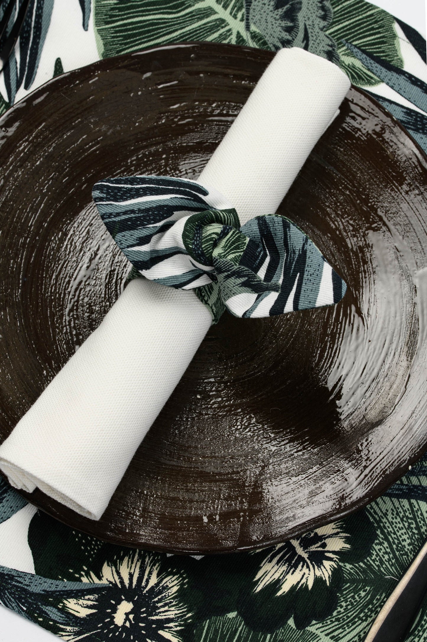 Fabric napkin holder