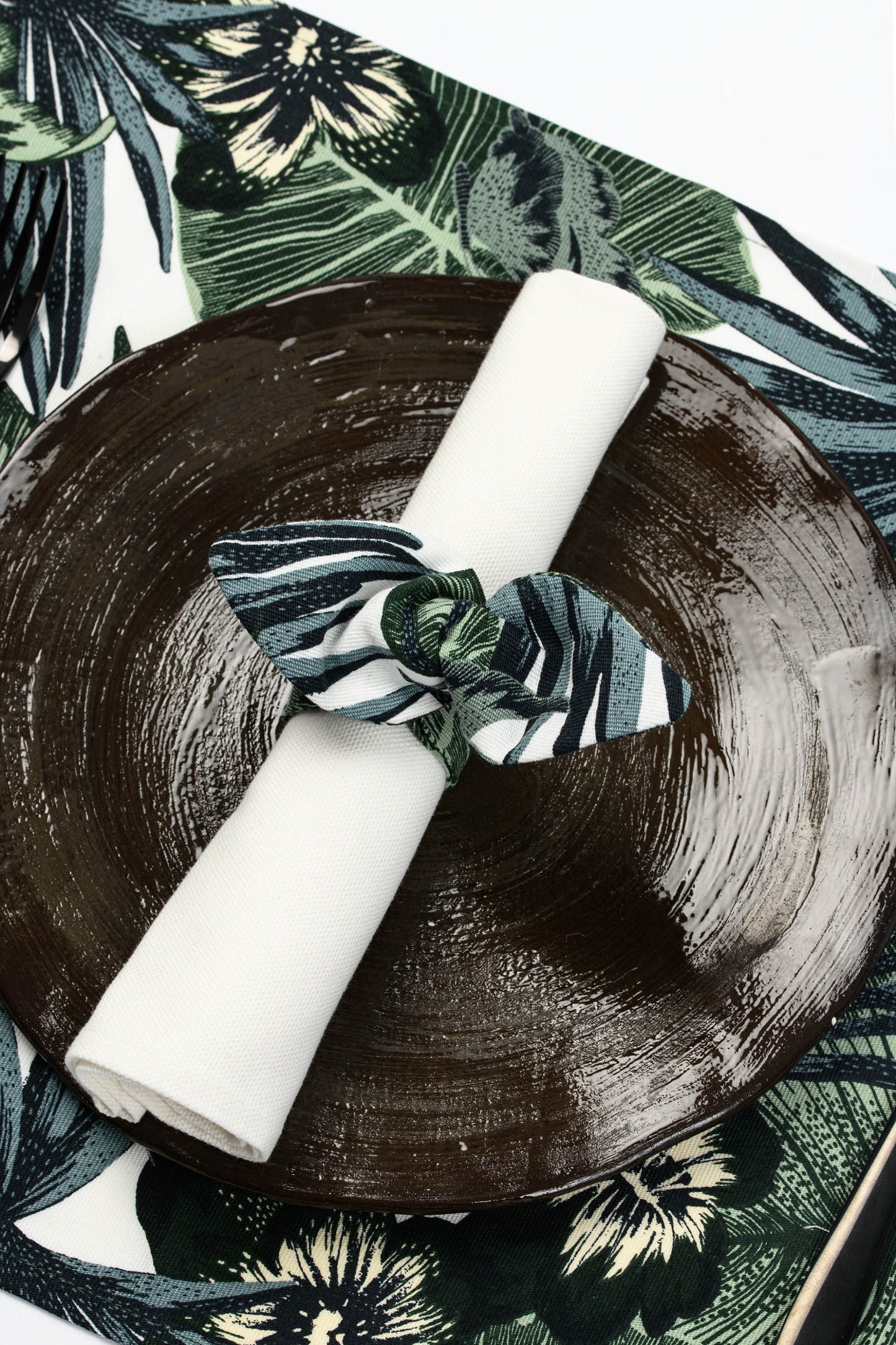 Fabric napkin holder