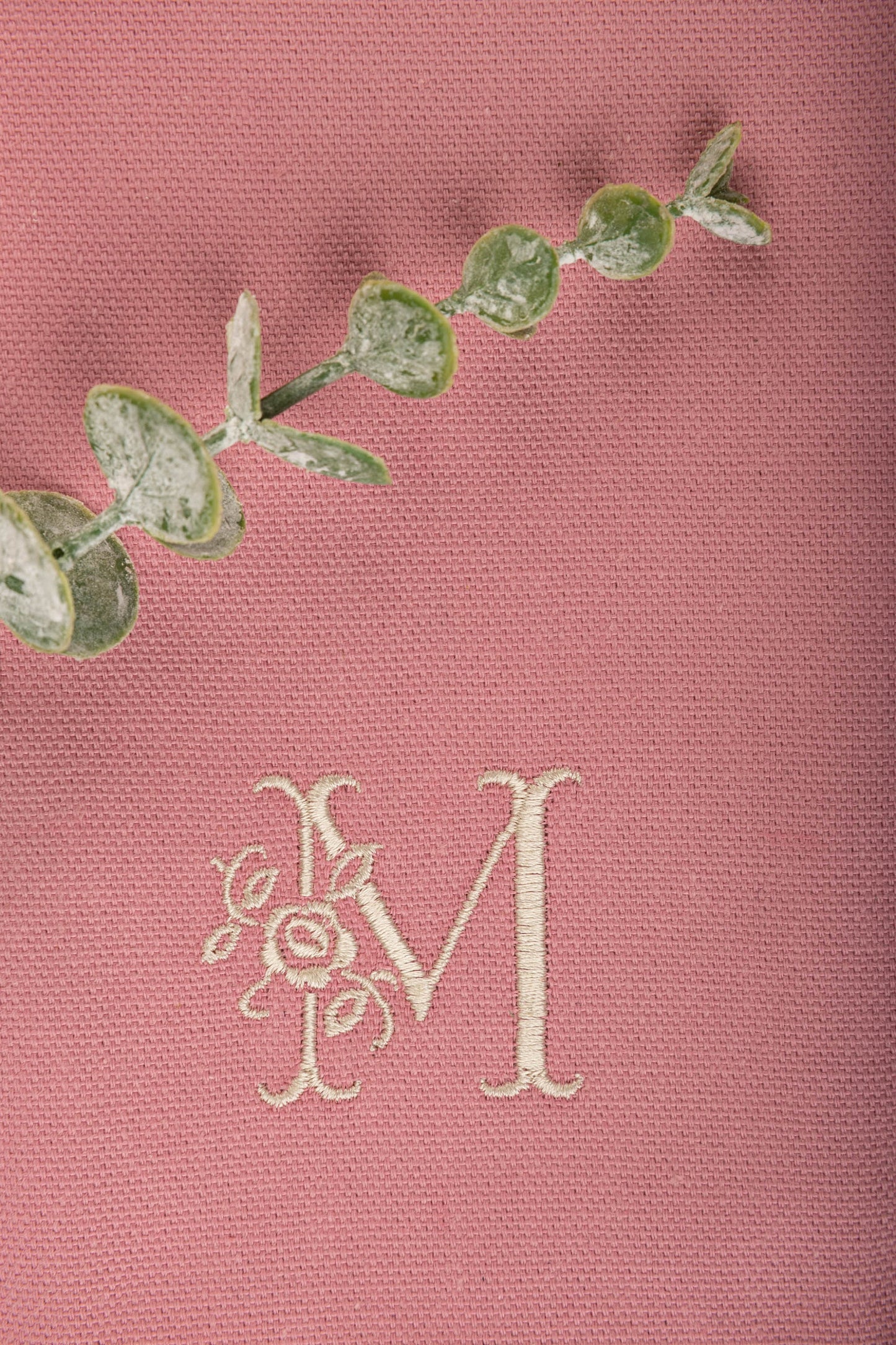 Pink monogrammed napkin, Personalized linen napkins, Customized table serviette, Pink Baby shower table decorations