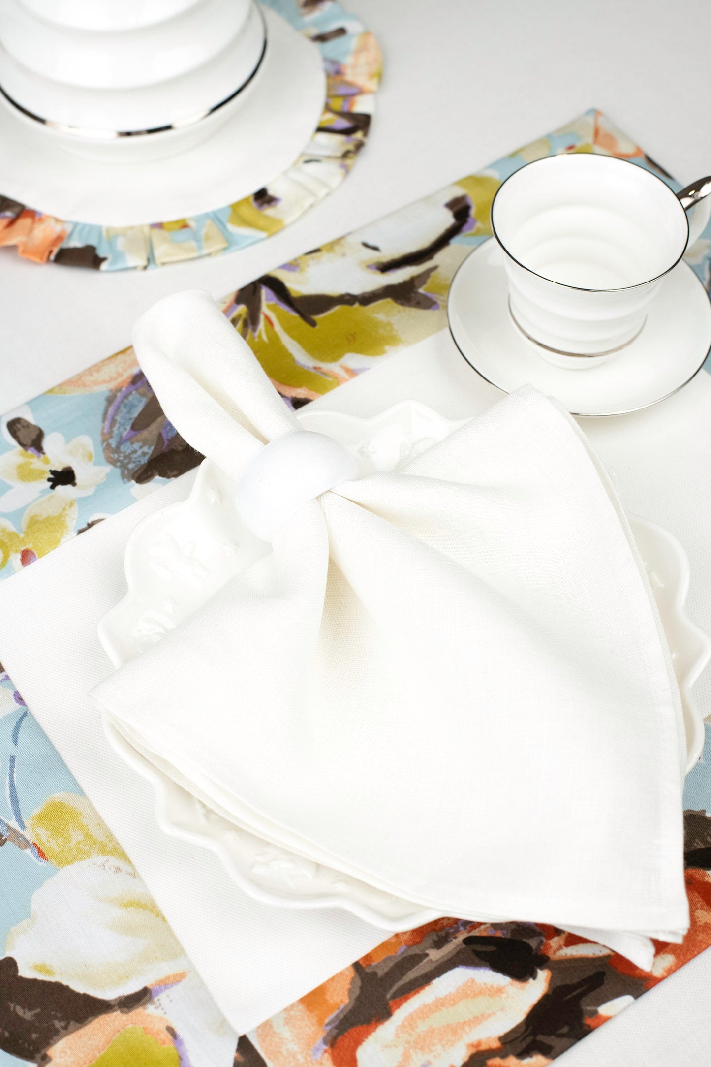 Easter placemats, Floral placemats, Double sided placemats