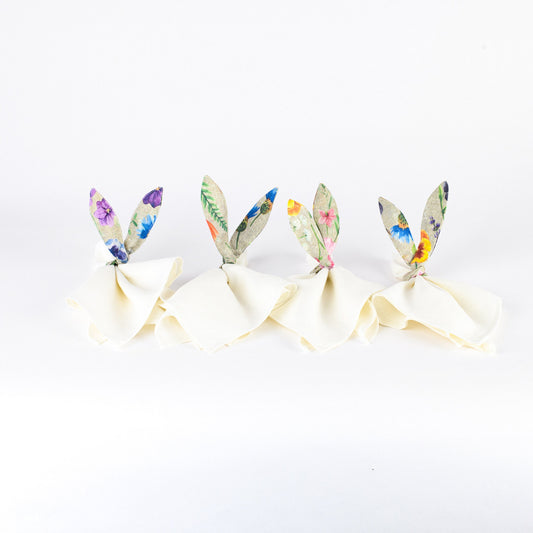Napkin ring, Fabric cloth holder, Cute napkin rings with flowers, Floral napkin rings, Adjustable napkin rings