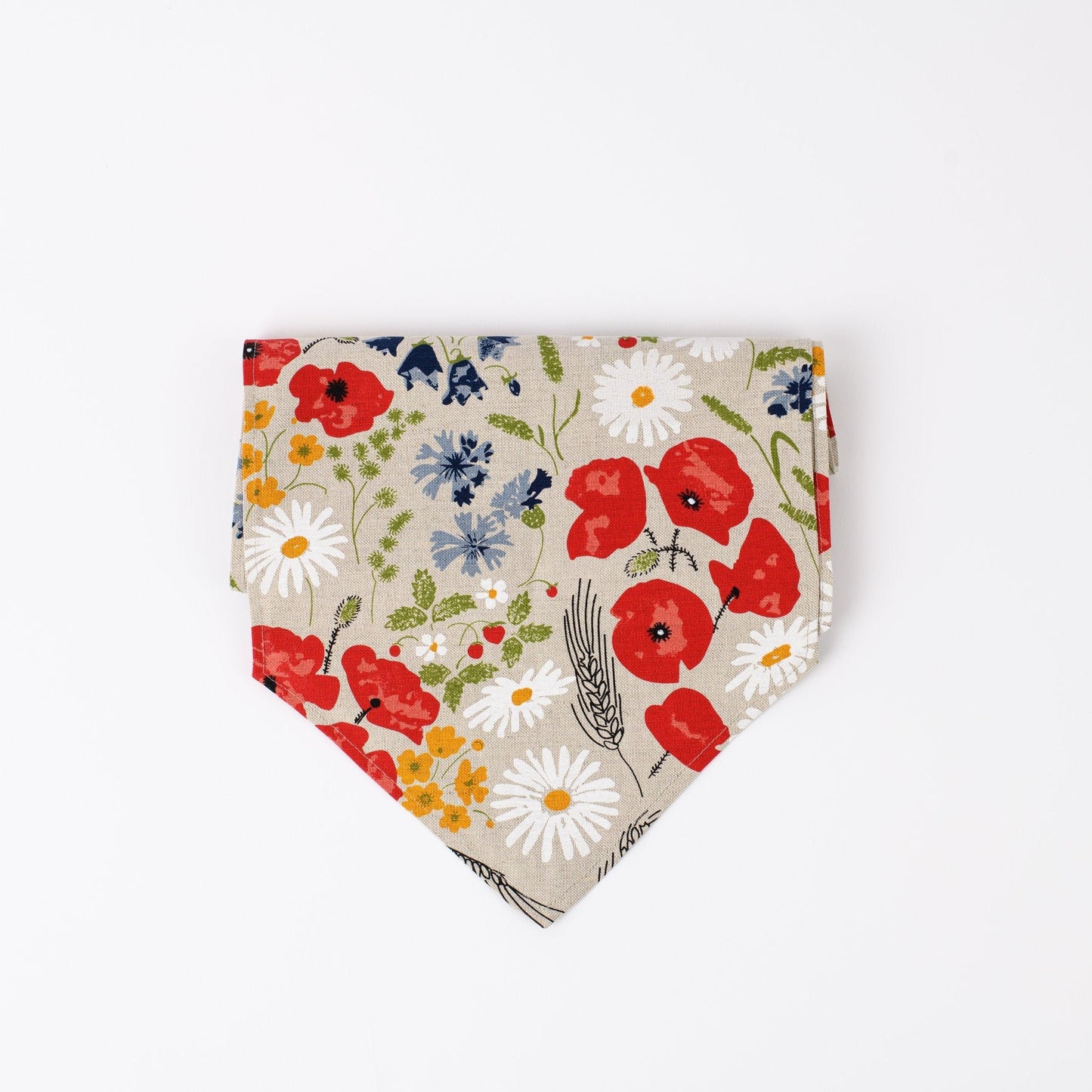 Floral table runner, Table linen inspired by nature, Table centrepiece with flowers, Table runner for round square table, Birthday gift