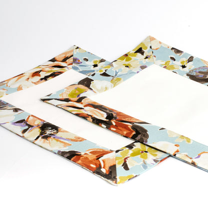 Easter placemats, Floral placemats, Double sided placemats