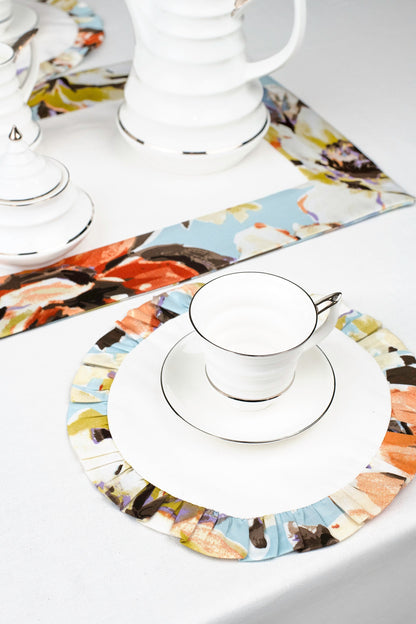 Easter placemats, Floral placemats, Double sided placemats