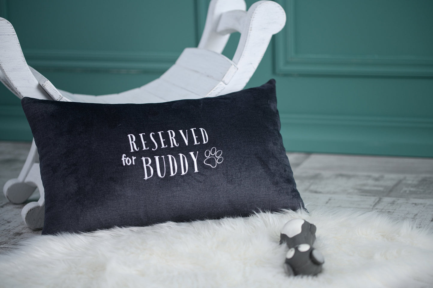 Personalized dog cushion, Gift for dog or cat, Christmas Dog Gift, Custom pet cushion, Dog cushion cover, Velvet dog pillow 30x50