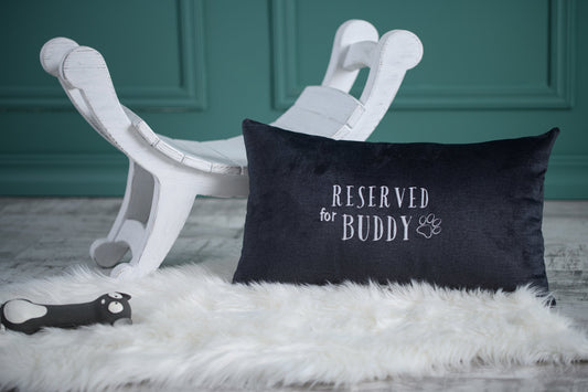 Personalized dog cushion, Gift for dog or cat, Christmas Dog Gift, Custom pet cushion, Dog cushion cover, Velvet dog pillow 30x50