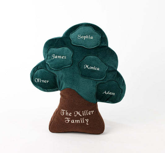 Personalized family tree cushion for Mother's Day