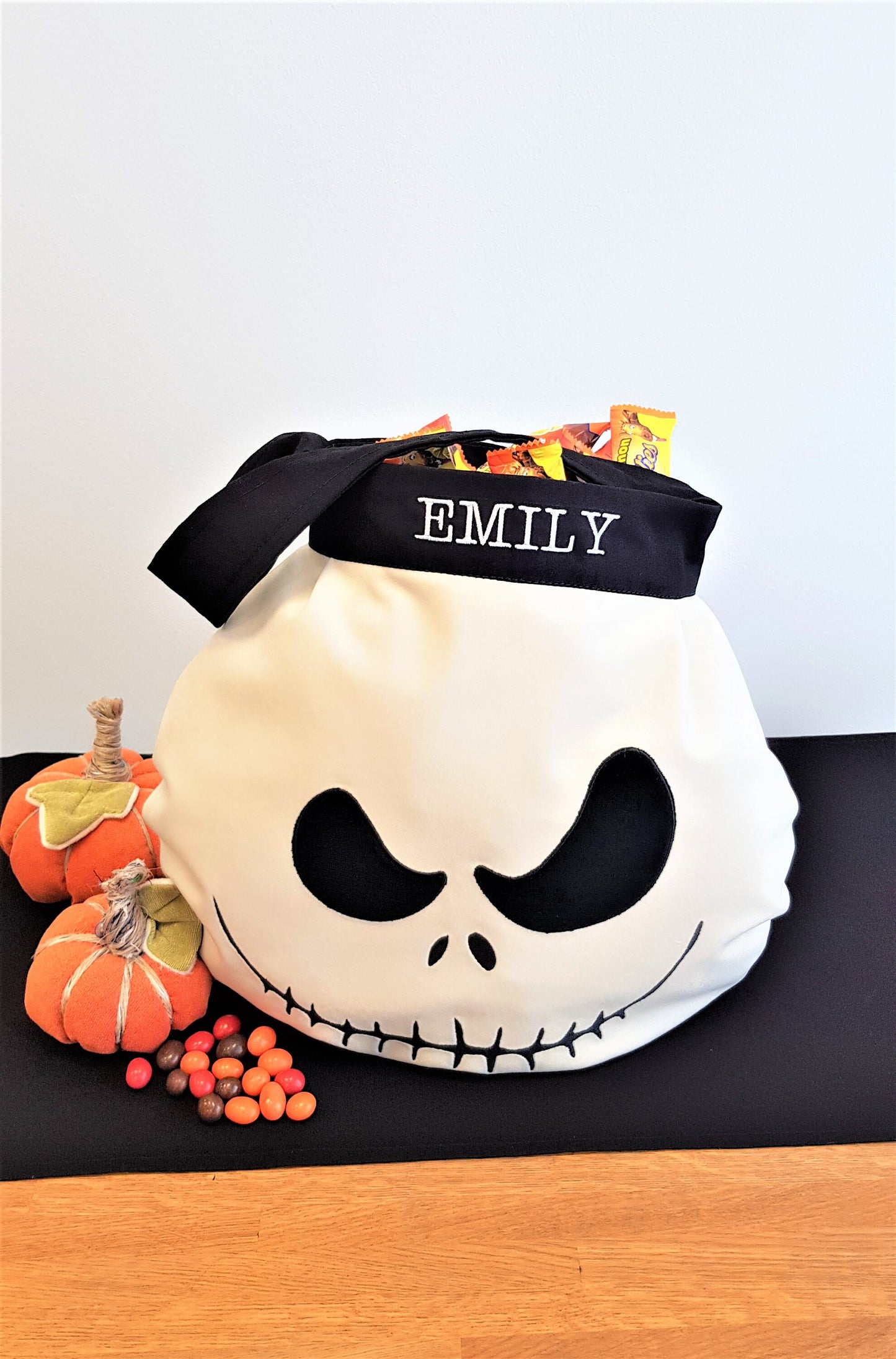 Personalized Halloween trick or treat bag