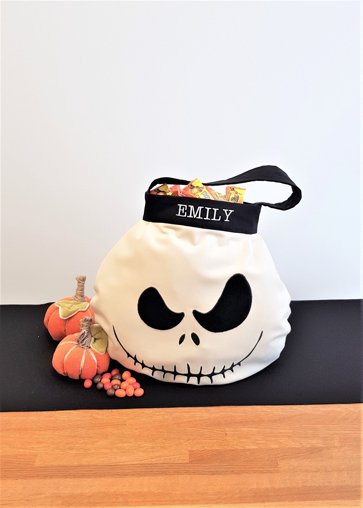 Personalized Halloween trick or treat bag