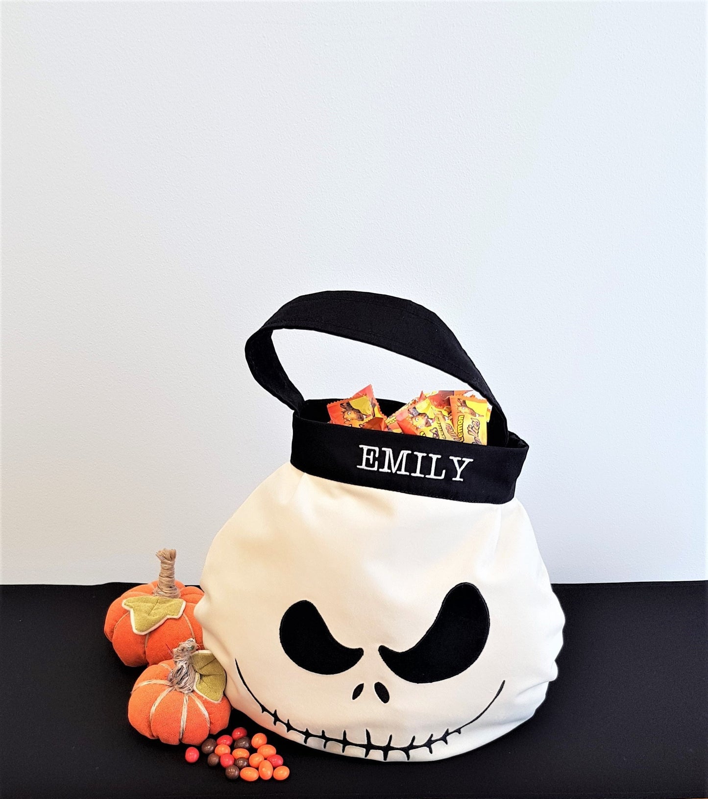 Personalized Halloween trick or treat bag