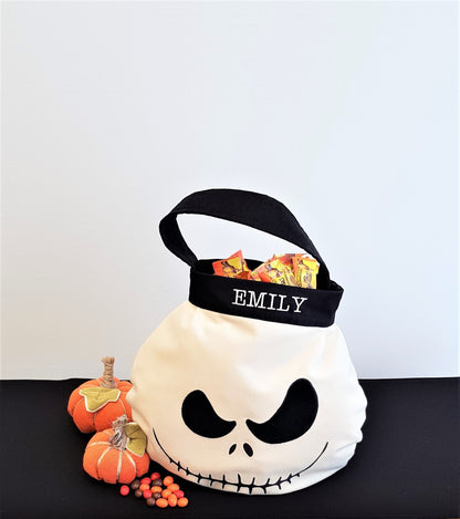 Personalized Halloween trick or treat bag