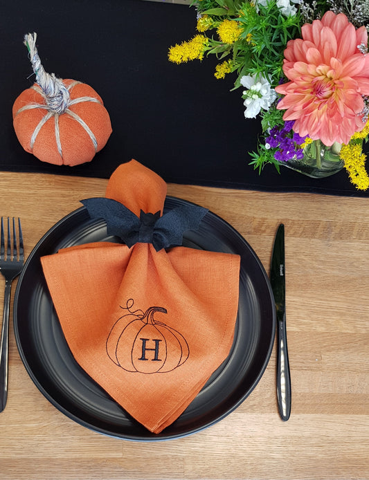 Halloween personalized napkins