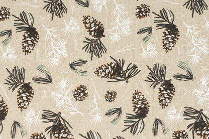 Christmas placemat set of 2 4 6 8 10, Pinecone placemats for dinning table, Pine tree placemats rectangle, Country Christmas table toppers