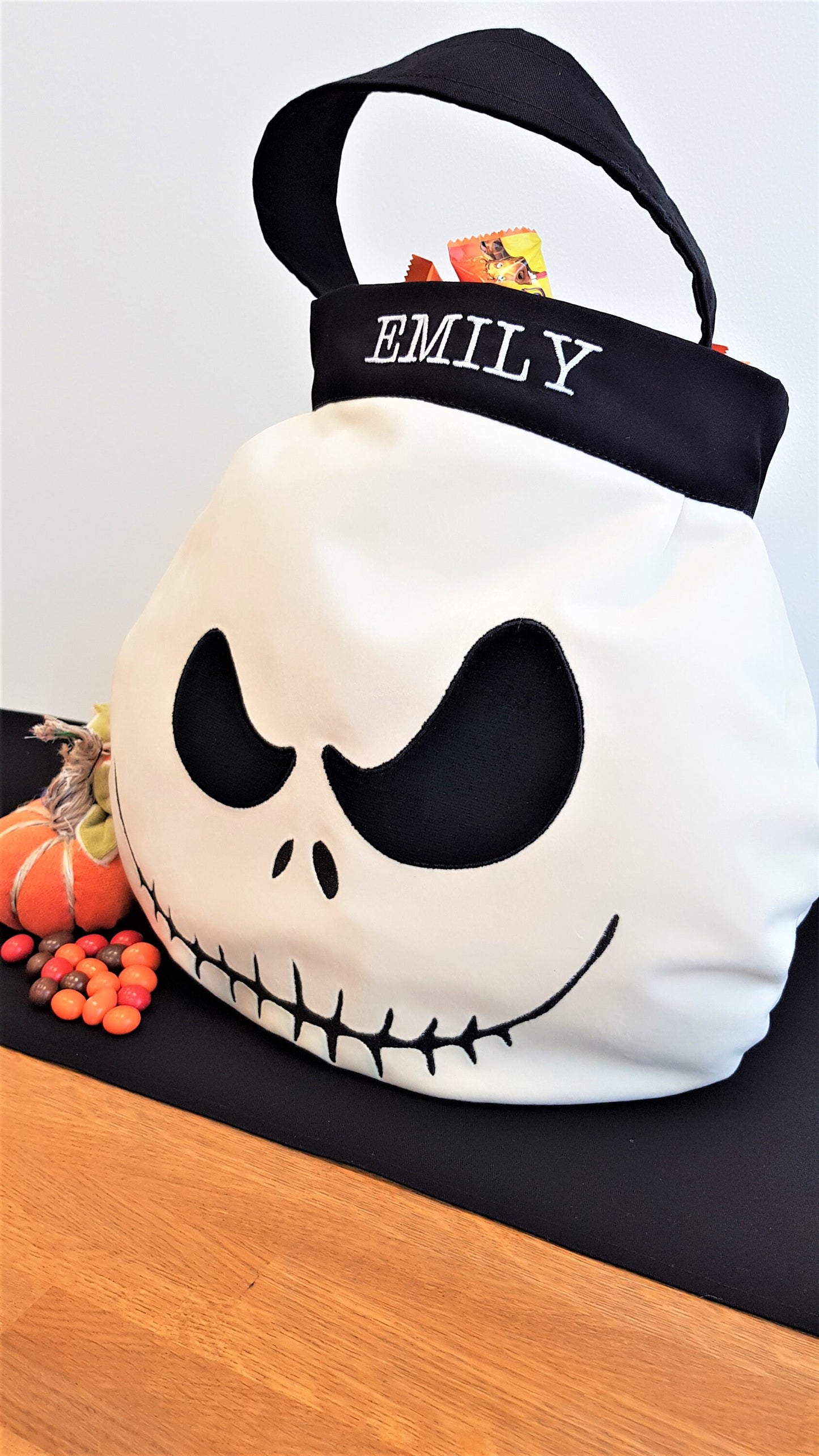Personalized Halloween trick or treat bag