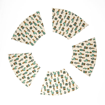 Cactus placemats for round table
