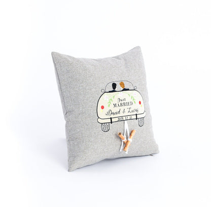 Gay wedding money gift, Personalized gay wedding cushion, Honeymoon money gift idea for gay, Customized Mr & Mr present
