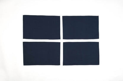Navy blue linen placemats, Dark blue table topper, Blue linen table cover,  Dinner placemats, Blue linen table decoration, Navy blue wedding