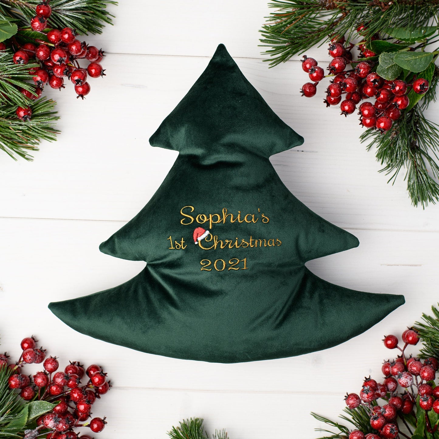 First Christmas personalized cushion, Baby's first Christmas keepsake gift, 1st Christmas present, 1st Christmas together