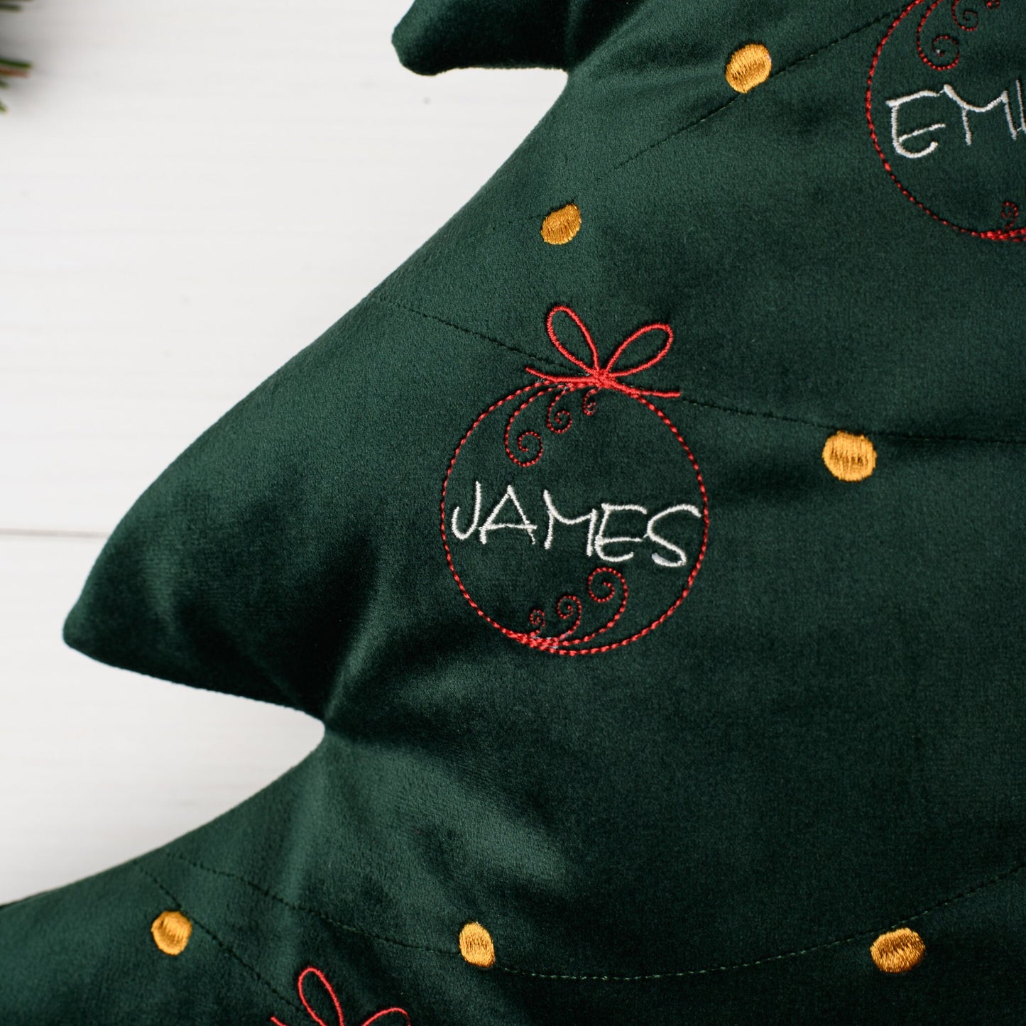 Personalised Christmas cushion * Christmas keepsake family gift * Christmas tree cushion with family names * Christmas gift for mom nana dad