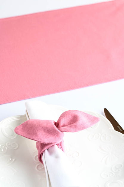 Pink napkin ring, Fabric pastel pink cloth holder, Pink wedding napkin decorations