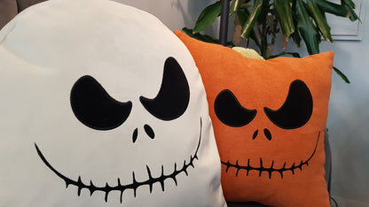 Halloween pumpkin shaped cushion