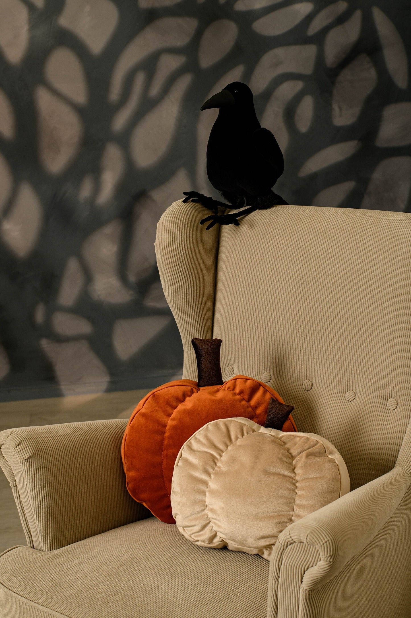 Pumpkin shaped pillow