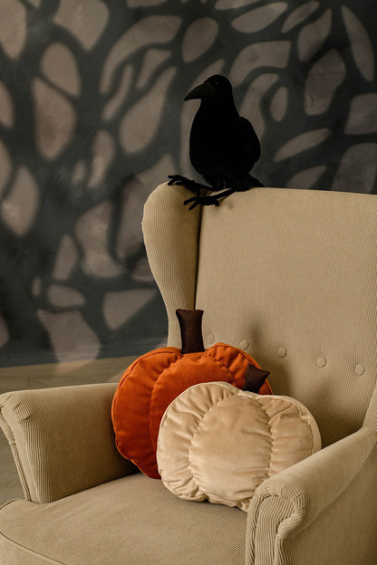 Pumpkin shaped pillow