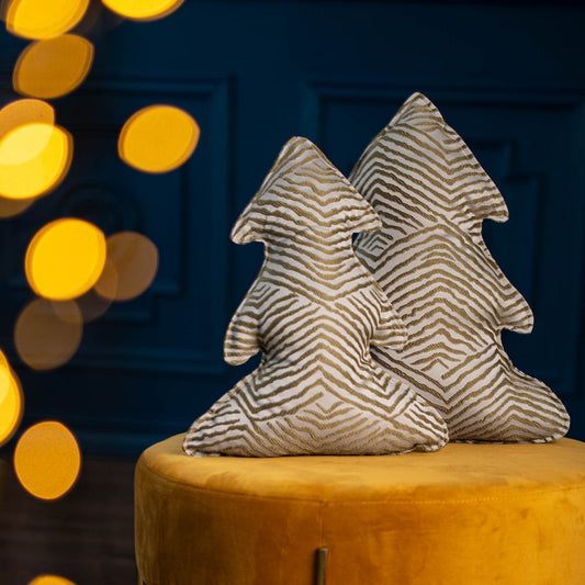 Christmas tree shaped cushion