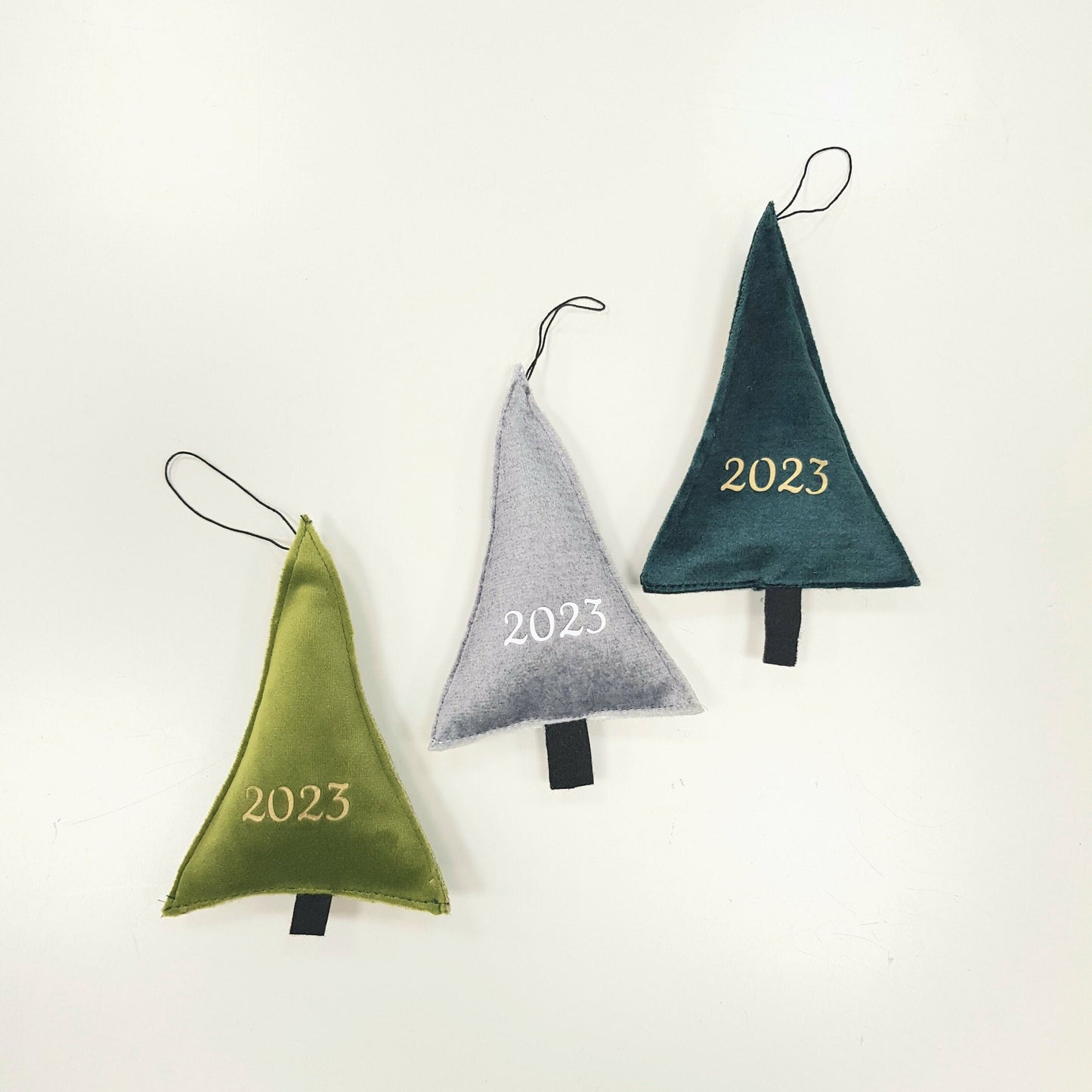 Christmas tree decorations 2023 * Velvet Christmas ornament * Christmas bauble * Apple green Christmas ornament