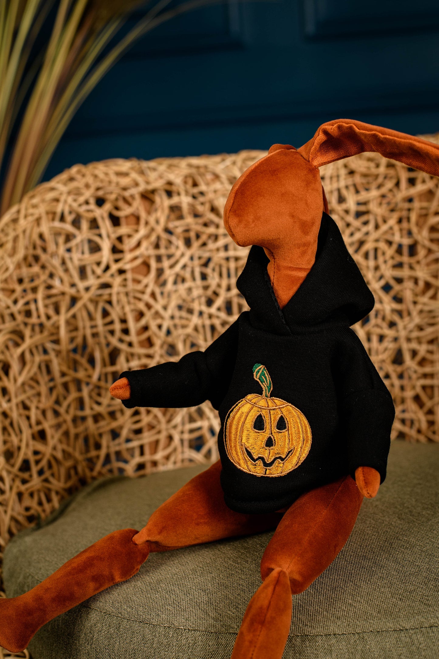 Personalized velvet bunny