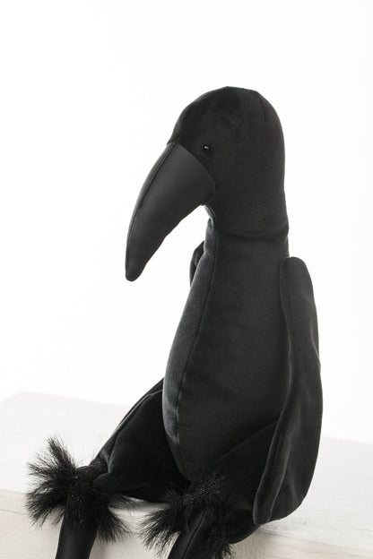 Crow toy with moving joints