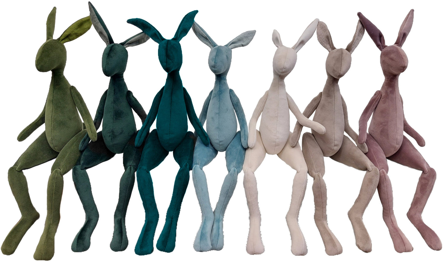 Personalized velvet bunny